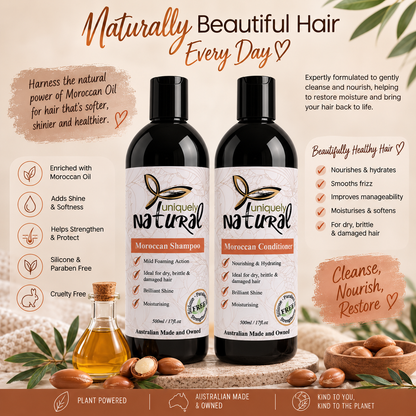 Moroccan Shampoo & Conditioner Combo Pack
