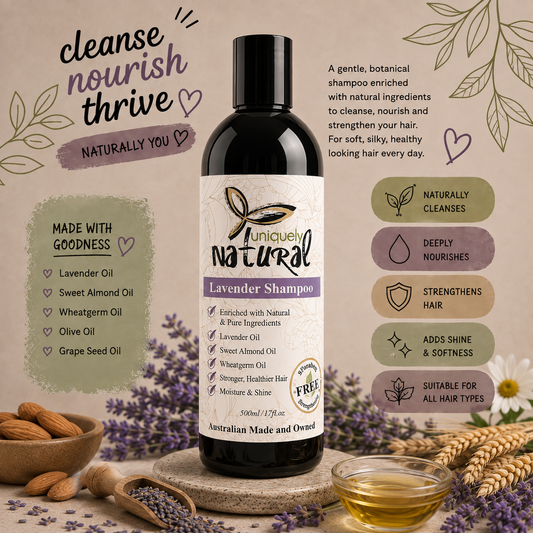 Lavender Shampoo 500ml: Soothing Hair Cleanser